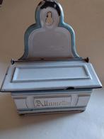 vintage emaille allumettes muurdoosje / lucifer emaille bak, Ophalen