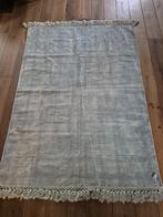 Vloerkleed geweven, Grijs, 100 tot 150 cm, Geweven kleed, 200 cm of meer