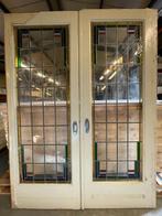 Set glas in lood schuif / en-suite deuren 200x148cm.