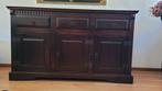 Donker houten dressoir, Huis en Inrichting, Kasten | Dressoirs, Ophalen, 150 tot 200 cm, 25 tot 50 cm, Met deur(en)