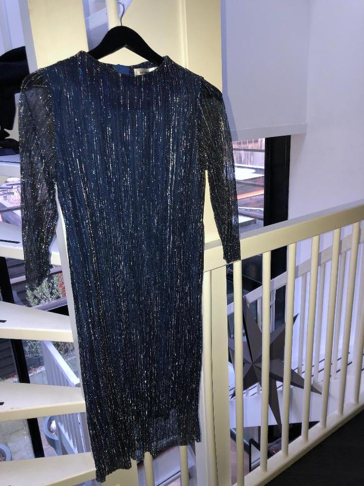 Co’ Couture jurk nieuw maat S / M donkerblauw, Kleding | Dames, Jurken, Nieuw, Maat 36 (S), Blauw, Onder de knie, Ophalen of Verzenden