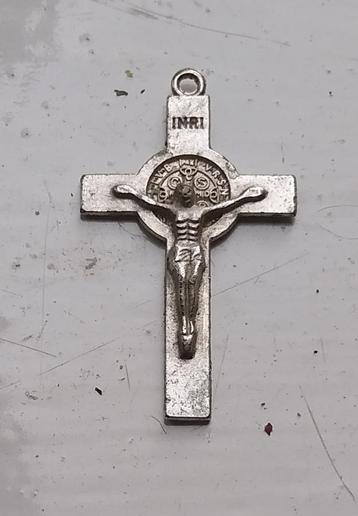 Kruis Hanger Zilverplated   beschikbaar voor biedingen