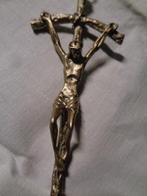 zilverkl paulus kruis aan ketting met clip pen 14 cm lang, Antiek en Kunst, Ophalen of Verzenden