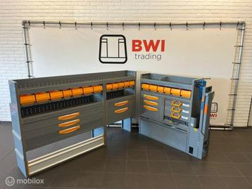 StoreVan set bedrijfswageninrichting L+R complete inrichting beschikbaar voor biedingen