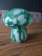 Paddenstoelenlamp groen in nieuwstaat, Huis en Inrichting, Lampen | Tafellampen, Cool!!, Ophalen of Verzenden, Minder dan 50 cm