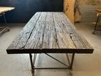 Hardhouten tuintafel | 225 x 100 cm | duurzaam, Gebruikt, Info@woodfarm.nl, 4251NT, Ophalen of Verzenden
