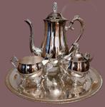 VERZILVERD KOFFIESTEL, Antiek en Kunst, Antiek | Goud en Zilver, Ophalen of Verzenden, Zilver