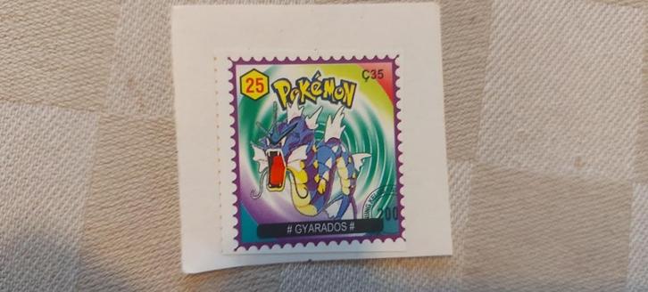 pokemon postzegel gelimiteerd Gyarados fraai, Hobby en Vrije tijd, Verzamelkaartspellen | Pokémon, Nieuw, Overige typen, Ophalen of Verzenden