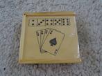 Kaartenspel met dobbelstenen in houten doos NIEUW!, Een of twee spelers, Verzenden, Nieuw