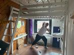Hoogslaper voor kleine kamers, Huis en Inrichting, Slaapkamer | Stapelbedden en Hoogslapers, Ophalen, Gebruikt, Hoogslaper, Tweepersoons