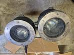 2 x  BEGA Grondspot Bodeminbouwarm 7091, Ophalen, Nieuw, Metaal of Aluminium, Halogeen