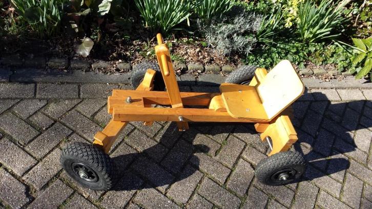 Houtsnijwerk Vliegende Hollander uniek nostalgisch karretje, Antiek en Kunst, Kunst | Beelden en Houtsnijwerken, Ophalen