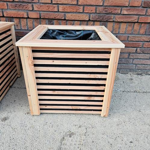 Douglas bloembakken, Tuin en Terras, Bloembakken en Plantenbakken, Zo goed als nieuw, Hout, Rechthoekig, Ophalen