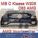 W205 C205 C63 S AMG Carbon Voorbumper Mercedes C Klasse 2018, Gebruikt, -, Voor, Ophalen of Verzenden