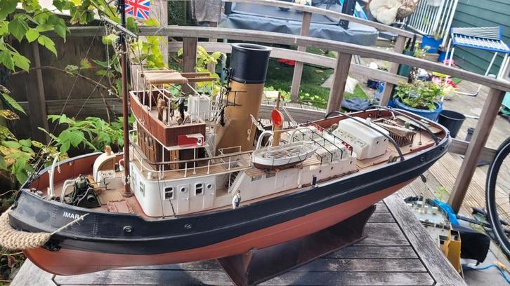 Sleepboot Imara van caldercraft 110x28 cm, Hobby en Vrije tijd, Modelbouw | Boten en Schepen, Ophalen