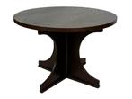 Vintage ronde eettafel jaren 70 space age design, Gebruikt, Vintage, Vintage eettafel, Overige houtsoorten