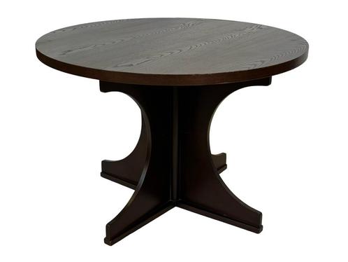 Vintage ronde eettafel jaren 70 space age design, Huis en Inrichting, Tafels | Eettafels, Gebruikt, 100 tot 150 cm, 100 tot 150 cm