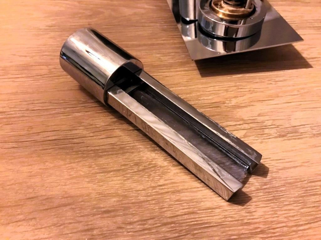 Gessi inbouw wastafelkraan (2 stuks), Doe-het-zelf en Verbouw, Sanitair, Gebruikt, Wastafel, Chroom, Rvs, Ophalen