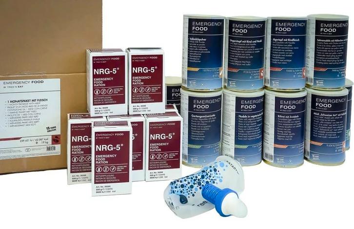 Noodrantsoen 1 maand. Lang houdbaar!, Verzamelen, Militaria | Algemeen, Landmacht, Nederland, Verzenden