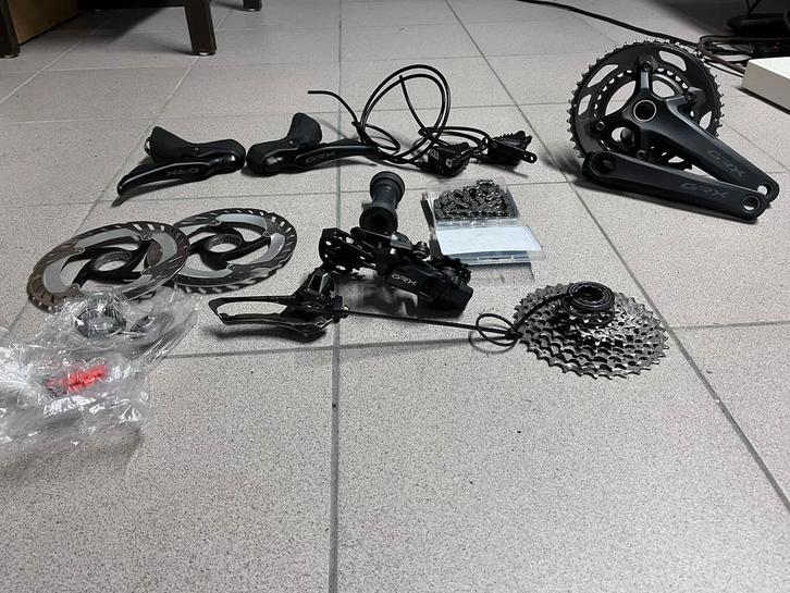 Shimano GRX 2x12 (1 jaar gebruikt), Fietsen en Brommers, Fietsonderdelen, Gebruikt, Racefiets, Derailleur of Ketting, Ophalen of Verzenden