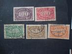 Duitse Rijk serie 219-223 Gestempeld,, Postzegels en Munten, Postzegels | Europa | Duitsland, Ophalen of Verzenden, Overige periodes