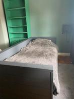 Bedbank met bedlade Woood Dennis grijs, Ophalen, Gebruikt, 90 cm, Eenpersoons