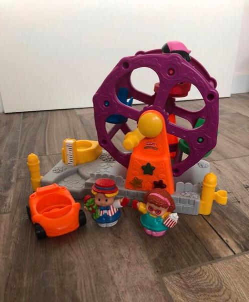 🎶 FISHER PRICE LITTLE PEOPLE muzikaal reuzenrad kermis, Kinderen en Baby's, Speelgoed | Fisher-Price, Zo goed als nieuw, Speelset