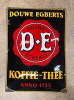 Heel mooi origineel emaille DE bord reclamebord Koffie Thee, Antiek en Kunst, Ophalen of Verzenden