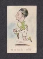 Voetbalplaatje De Vos Sr. VIOS Den Haag 1949., Ophalen of Verzenden