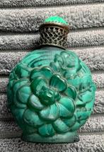 Curt Schlevogt antiek groen parfum flesje (jaren 30), Ophalen of Verzenden, Zo goed als nieuw, Parfumfles