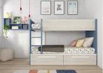 Jules stapelbed met twee lades - 90x200 - Blauw