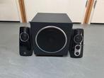 Logitech speaker system z523 with subwoofer, Computers en Software, Ophalen, Gebruikt, Audiokanaal 2.1, Logitech G
