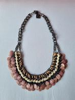 Shoeby ketting met roze details, Sieraden, Tassen en Uiterlijk, Overige materialen, Ophalen of Verzenden, Roze, Gebruikt