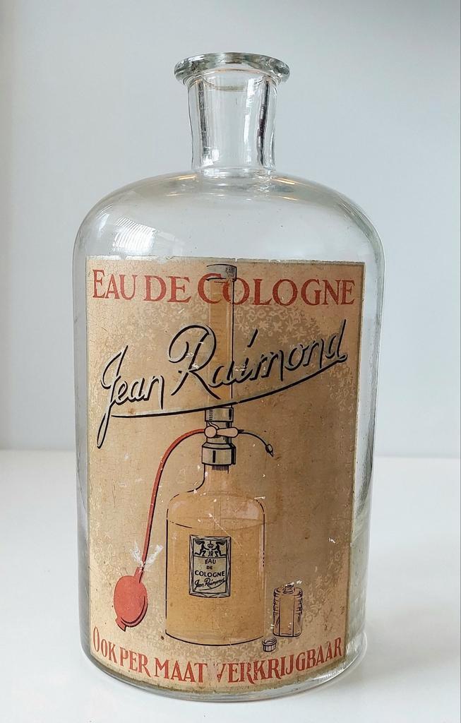 Zeldzame Jean Raimond Eau de Cologne Parfum reclame Fles , Antiek en Kunst, Curiosa en Brocante, Verzenden