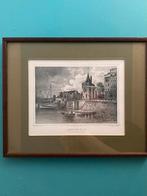 Oude Prent Amsterdam Schreierstoren, Antiek en Kunst, Ophalen