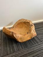 Teak houten schaal, Ophalen of Verzenden, Zo goed als nieuw, Rond, Hout