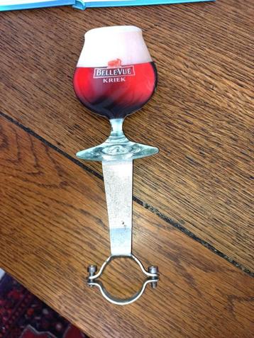 Tapschildje Kriek Bellevue aluminium