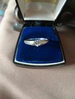 925 zilveren ring, 19 tot 20, Ophalen of Verzenden, Zo goed als nieuw, Dame