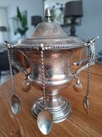 Verzilverde confituurpot, Antiek en Kunst, Antiek | Goud en Zilver, Ophalen