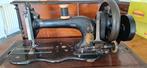 Antieke Singer Naaimachine met Houten Koffer, Antiek en Kunst, Ophalen of Verzenden