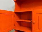 Oranje kast van hout, Huis en Inrichting, Ophalen, Gebruikt, 50 tot 100 cm, 150 tot 200 cm