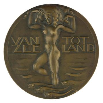 Jacobs vd Hof - Penning VPK, 1930 : Droogmaking Zuiderzee º beschikbaar voor biedingen
