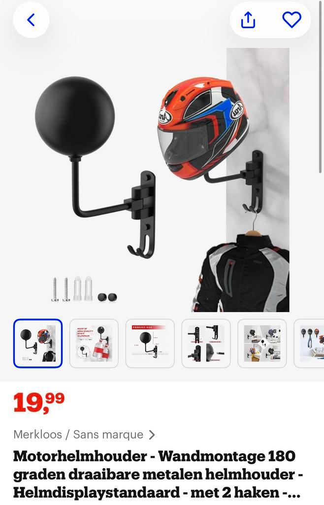 Motorhelm Beugels (2 stuks), Motoren, Accessoires | Overige, Nieuw, Ophalen