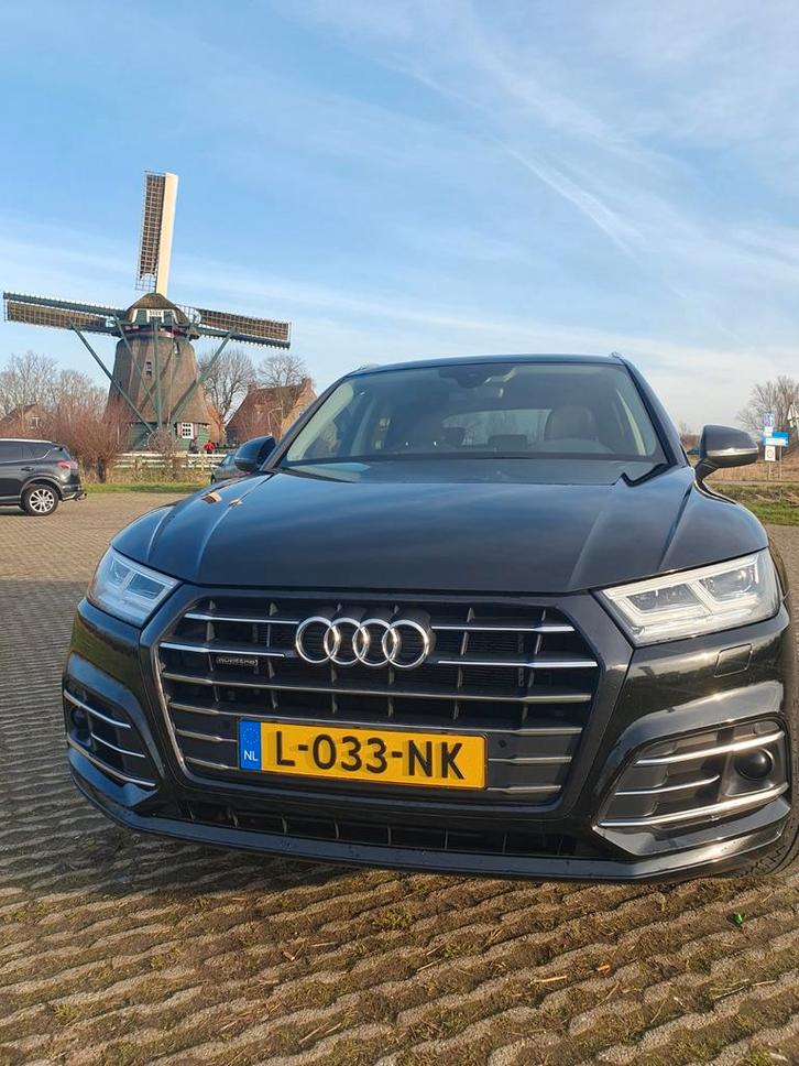 Audi Q5 55 Tfsi e Quattro 367pk S Tronic 2020 Zwart, Auto's, Audi, Particulier, Q5, 4x4, ABS, Hybride Elektrisch/Benzine, Plug-in hybride