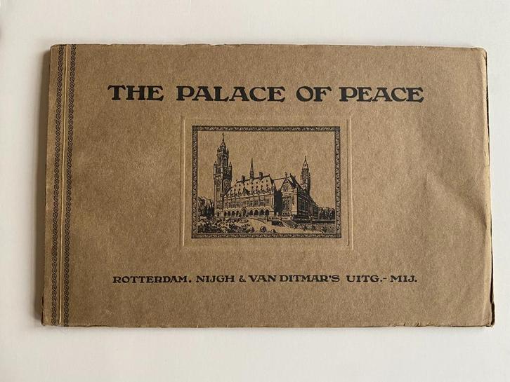 Zeldzame brochure The Palace of Peace (Vredespaleis) 1913, Antiek en Kunst, Antiek | Boeken en Bijbels, Ophalen of Verzenden