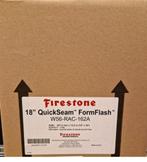 NIEUW, 18" Firestone/Elevate Quickseam Formflash, Kunststof, 10 tot 15 m², Zwart, Overige typen