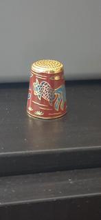 Cloisonne vingerhoed vissen, Ophalen of Verzenden, Zo goed als nieuw