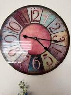 Leuke wandklok doorsnede 57cm, Ophalen, Gebruikt, Analoog, Wandklok