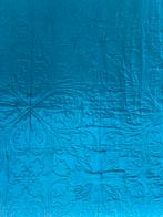 Groene sprei met motief, Huis en Inrichting, Overige maten, Ophalen of Verzenden, Groen, Deken of Dekbed