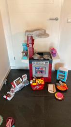 Speelkeuken met oa mixer vaatwasser pizza fruit en groenten, Ophalen of Verzenden, Zo goed als nieuw
